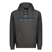 Charcoal Heather Old Dominion University Premium Hoodie - linhVisuals