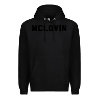 Black mclovin novelty humor Premium Hoodie - linhVisuals