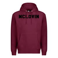 Burgundy mclovin novelty humor Premium Hoodie - linhVisuals