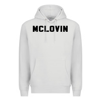 Dove Grey mclovin novelty humor Premium Hoodie - linhVisuals