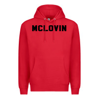 Red mclovin novelty humor Premium Hoodie - linhVisuals