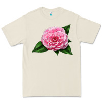 Bone Camellia Flower Premium Tee - LillyAllenDesigns