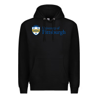 Black University of Pittsburgh Premium Hoodie - linhVisuals