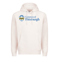 Pale Pink University of Pittsburgh Premium Hoodie - linhVisuals