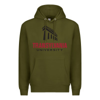 Army Green transylvania university Premium Hoodie - linhVisuals