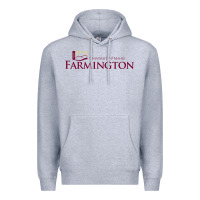 Heather Grey university of maine at farmington Premium Hoodie - linhVisuals