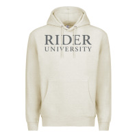 Oatmeal Heather Rider University Premium Hoodie - linhVisuals