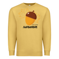 Antique Gold Welcome Autumn Premium Sweatshirt - Bettercallsaul