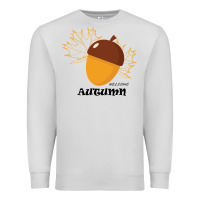 Dove Grey Welcome Autumn Premium Sweatshirt - Bettercallsaul