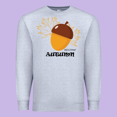 Welcome Autumn Premium Sweatshirt Designed By Bettercallsaul