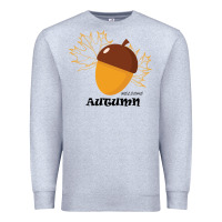 Heather Grey Welcome Autumn Premium Sweatshirt - Bettercallsaul
