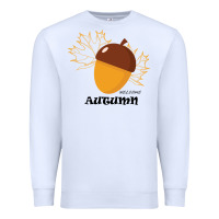 White Welcome Autumn Premium Sweatshirt - Bettercallsaul