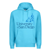 Ocean Blue University of San Diego Premium Hoodie - linhVisuals