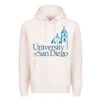 Pale Pink University of San Diego Premium Hoodie - linhVisuals