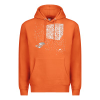 Carrot qr code cube we are the borg Premium Hoodie - linhVisuals