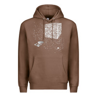 Chestnut qr code cube we are the borg Premium Hoodie - linhVisuals