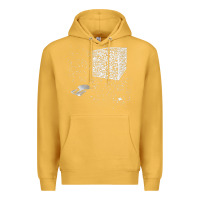 Mustard qr code cube we are the borg Premium Hoodie - linhVisuals