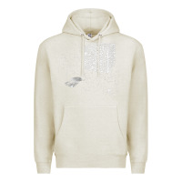 Oatmeal Heather qr code cube we are the borg Premium Hoodie - linhVisuals