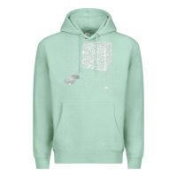 Seafoam qr code cube we are the borg Premium Hoodie - linhVisuals