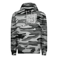 Slate Camo qr code cube we are the borg Premium Hoodie - linhVisuals