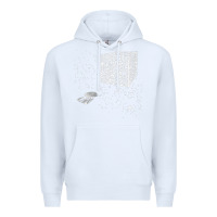 White qr code cube we are the borg Premium Hoodie - linhVisuals