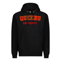 Black queens university Premium Hoodie - linhVisuals