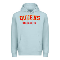 Blue Mist queens university Premium Hoodie - linhVisuals