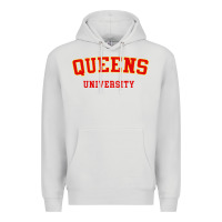 Dove Grey queens university Premium Hoodie - linhVisuals