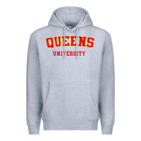 Heather Grey queens university Premium Hoodie - linhVisuals