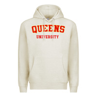 Oatmeal Heather queens university Premium Hoodie - linhVisuals