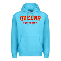 Ocean Blue queens university Premium Hoodie - linhVisuals