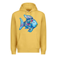 Antique Gold rainbow fish Premium Hoodie - linhVisuals