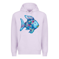 Lilac rainbow fish Premium Hoodie - linhVisuals