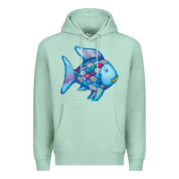 Seafoam rainbow fish Premium Hoodie - linhVisuals