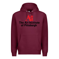 Burgundy Art Institute of Pittsburgh Premium Hoodie - linhVisuals