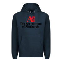 Navy Art Institute of Pittsburgh Premium Hoodie - linhVisuals