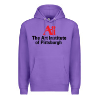 Purple Art Institute of Pittsburgh Premium Hoodie - linhVisuals