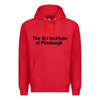 Red Art Institute of Pittsburgh Premium Hoodie - linhVisuals