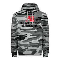 Slate Camo Art Institute of Pittsburgh Premium Hoodie - linhVisuals