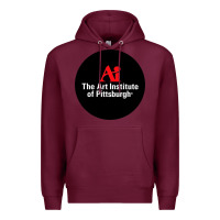 Burgundy Art Institute of Pittsburgh Premium Hoodie - linhVisuals