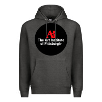 Charcoal Heather Art Institute of Pittsburgh Premium Hoodie - linhVisuals