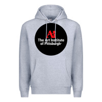 Heather Grey Art Institute of Pittsburgh Premium Hoodie - linhVisuals