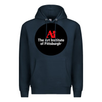 Navy Art Institute of Pittsburgh Premium Hoodie - linhVisuals