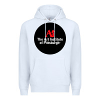White Art Institute of Pittsburgh Premium Hoodie - linhVisuals