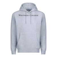 Heather Grey whitman college Premium Hoodie - linhVisuals
