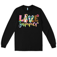 Black love summer with gnome Long Sleeve Tee - Artiststas