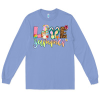 Colony Blue love summer with gnome Long Sleeve Tee - Artiststas