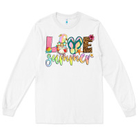 White love summer with gnome Long Sleeve Tee - Artiststas