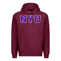 Burgundy new york university nyu Premium Hoodie - linhVisuals