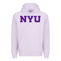 Lilac new york university nyu Premium Hoodie - linhVisuals